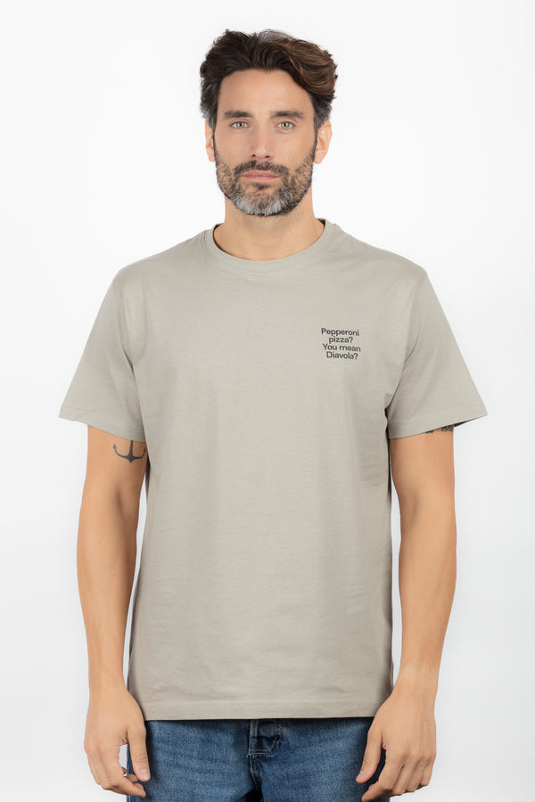 "No Cappuccino After 11am" Tee<br>Brown